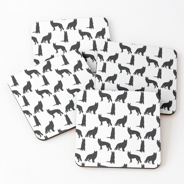 Item preview, black german shepherd print designed and sold by petsvects.