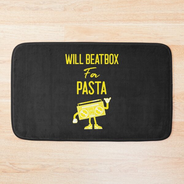 Item preview, Will Beatbox For Pasta - Funny Hip Hop Gift designed and sold by EricJP.