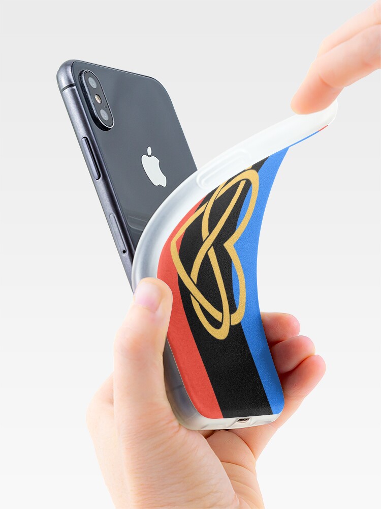 Alternate view of Polyamory Flag iPhone Case & Cover