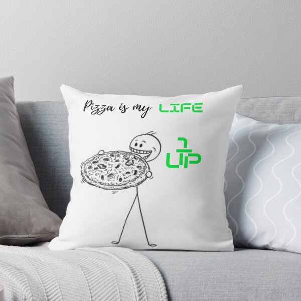 Item preview,  #10 Pizza is my life 1Up designed and sold by Rebelabel.