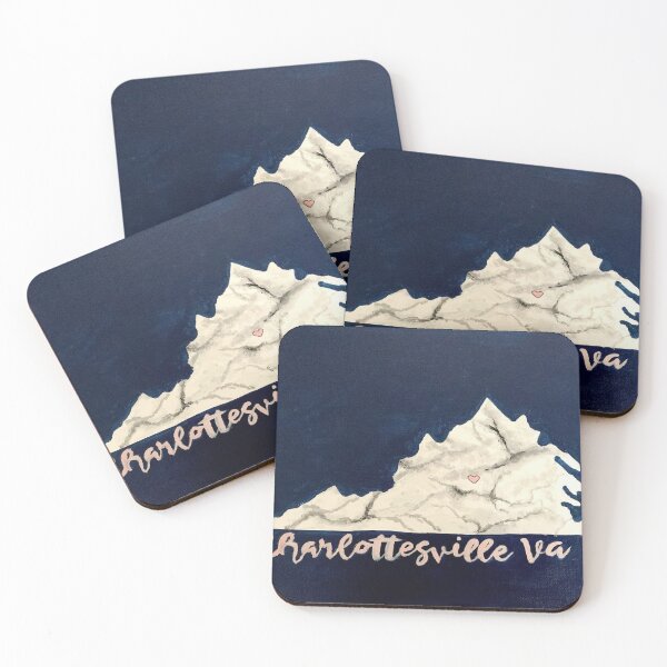 Item preview, Charlottesville, VA map designed and sold by rayrayarts.
