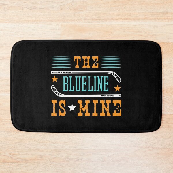 Item preview, The Blue Line Is Mine Ice Rink Goalie Ice Hockey Stick Sport Net Goalkeeper Athlete Hockey Stick Goal Player Puck designed and sold by shirti.