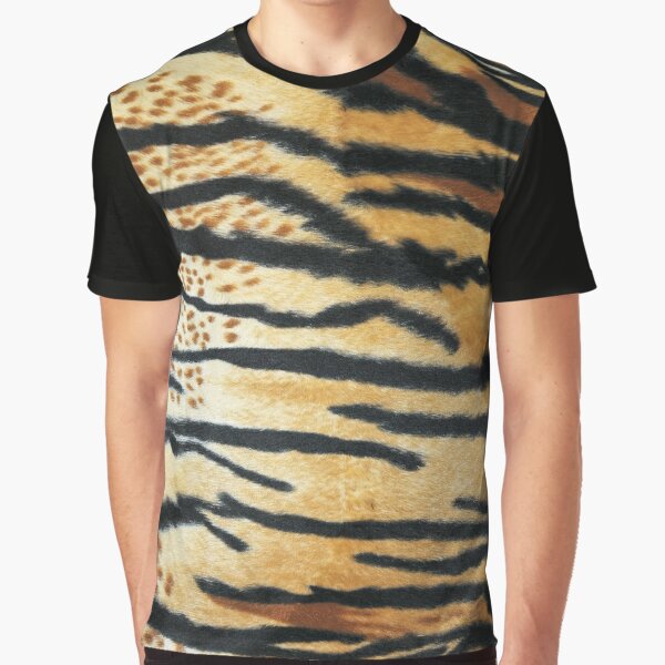 Orange Tiger Stripes Fur Animal Print  Graphic T-Shirt for Sale by  ColorFlowArt