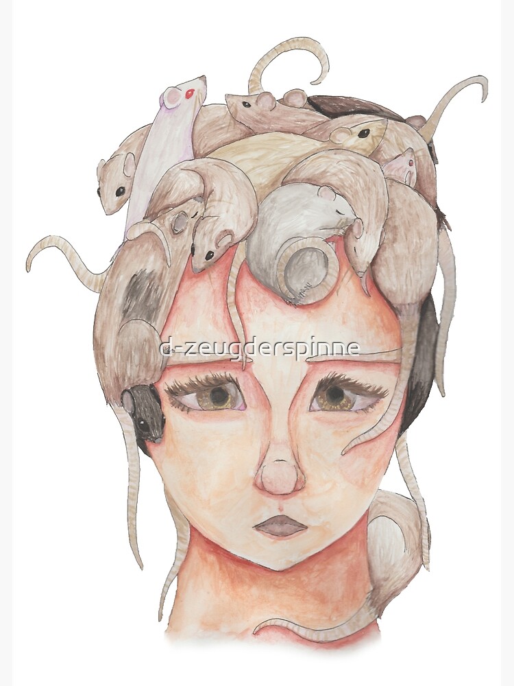 "Ratty Hair" Poster by dzeugderspinne Redbubble
