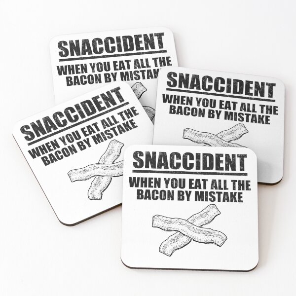 Item preview, Snaccident When You Eat All The Bacon By Mistake designed and sold by Mesyo.