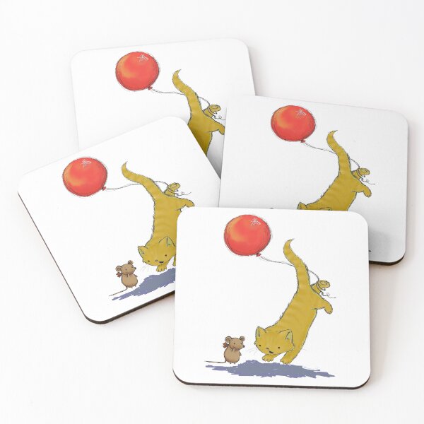Item preview, Anime mouse and cat. Mouse nails a prank on cat - Humor designed and sold by Rui Valverde.