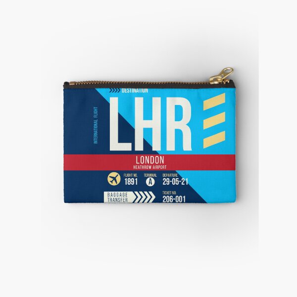 Item preview, London Heathrow (LHR) Airport Code Baggage Tag designed and sold by SLAG-Creative.