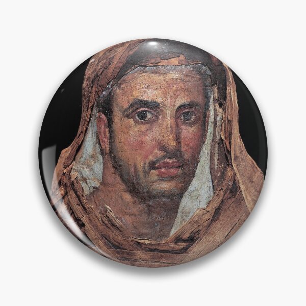 Item preview, Fayum mummy portrait ancient Egypt man designed and sold by The-Roman-Lady.