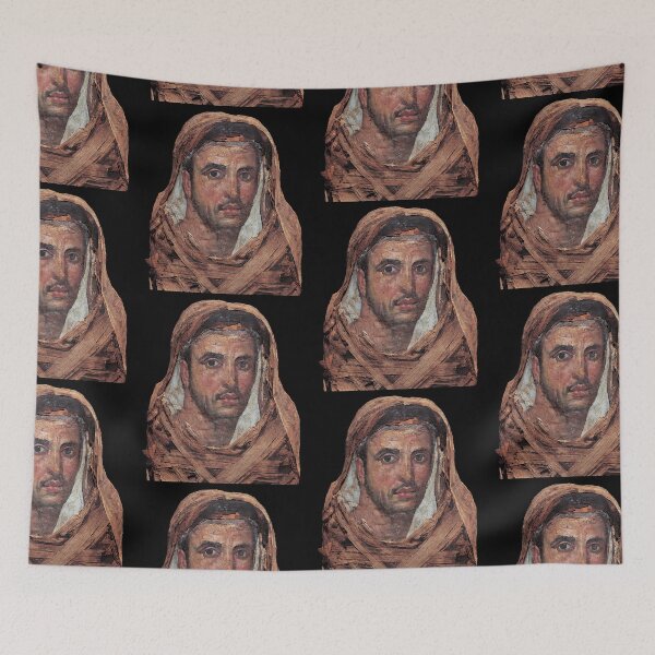 Item preview, Fayum mummy portrait ancient Egypt man designed and sold by The-Roman-Lady.