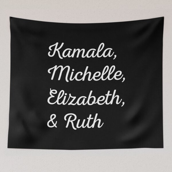Item preview, Kamala, Michelle, Elizabeth, & Ruth RBG IV - Feminist Political Icon designed and sold by Lemon Pepper.