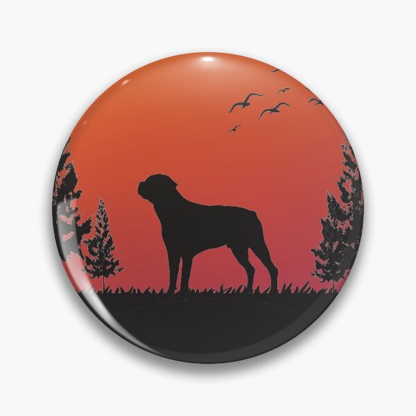 Item preview, Rottweiler in the Wild | Sunser Silhouette designed and sold by stuff-n-stuff.