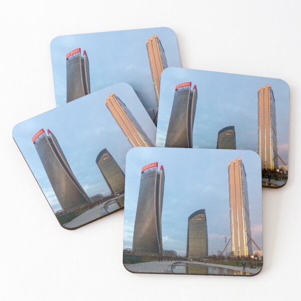 Item preview, The three skyscrapers of Milan designed and sold by pietrofoto.