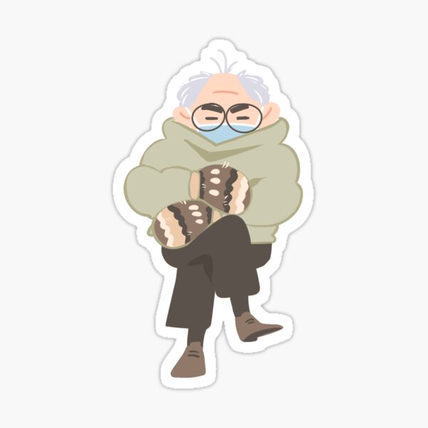 Bernie's Mittens Sticker