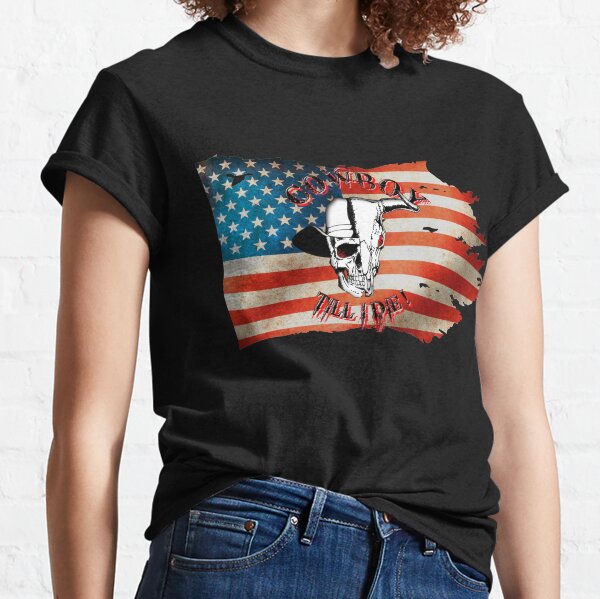 : A Redneck Cowboy USA Flag For Country Music Fans And Cowboys  T-Shirt : Clothing, Shoes & Jewelry