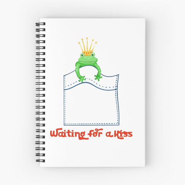 Item preview, Green Pocket frog, waiting for Kiss. designed and sold by Mary Taylor.