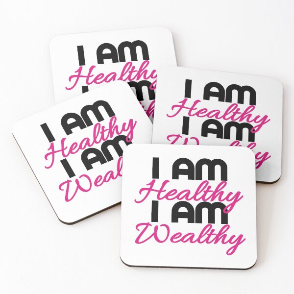 Item preview, I am Healthy I am Wealthy designed and sold by Coffisher.