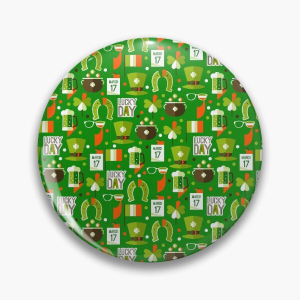Item preview, Irish Ireland St Patrick's Day Pattern designed and sold by HolidayT-Shirts.