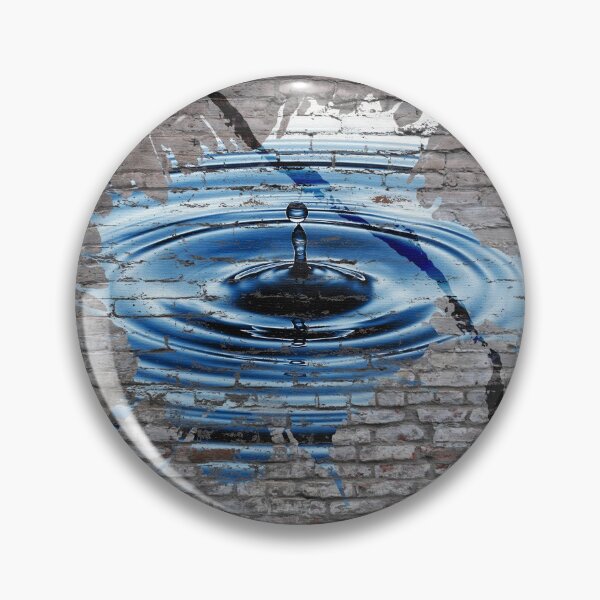 Item preview, droplet of water on brick wall designed and sold by pgorostiza.