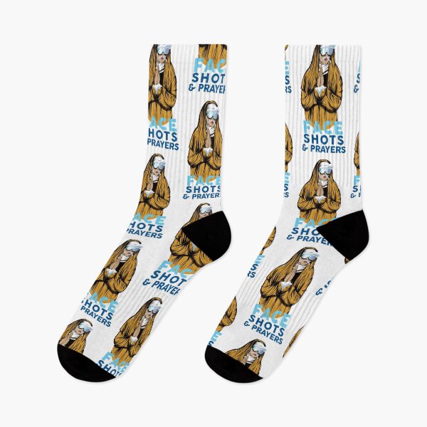 Item preview, Faceshots & Prayers Skiing Nun designed and sold by WBC ..