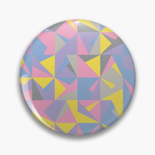 Item preview, Abstract ornament with geometric polygonal tiles in multicolor palette variation designed and sold by acidmit.