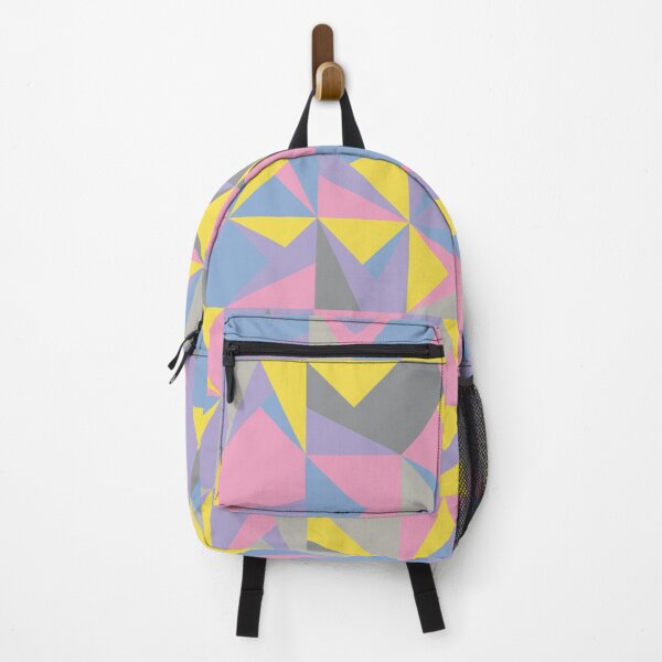 Item preview, Abstract ornament with geometric polygonal tiles in multicolor palette variation designed and sold by acidmit.