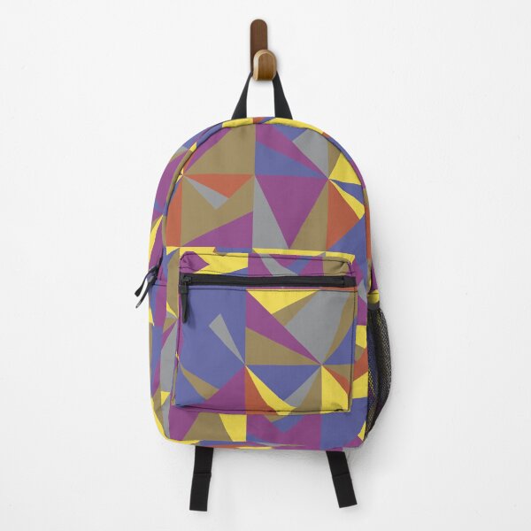 Item preview, Abstract pattern with geometric polygonal tiles in multicolor palette variation designed and sold by acidmit.