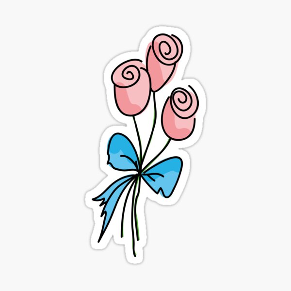 tulips Sticker