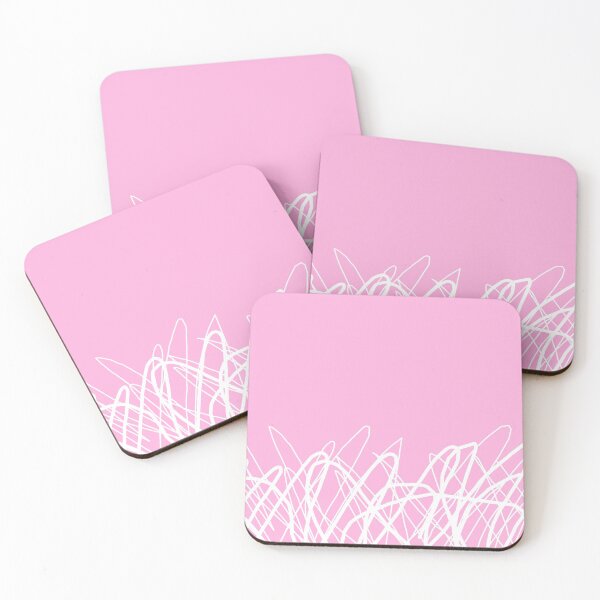 Item preview, Dancing Doodles in Fresh Pastel Pink designed and sold by OByD.
