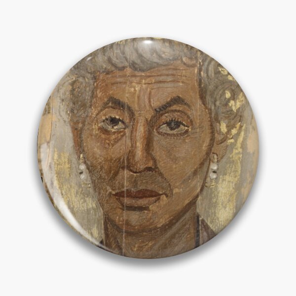 Item preview, Fayum mummy portrait ancient Egypt old woman designed and sold by The-Roman-Lady.