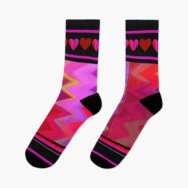 Item preview, Heart Zig Zag long design designed and sold by mvbillings.