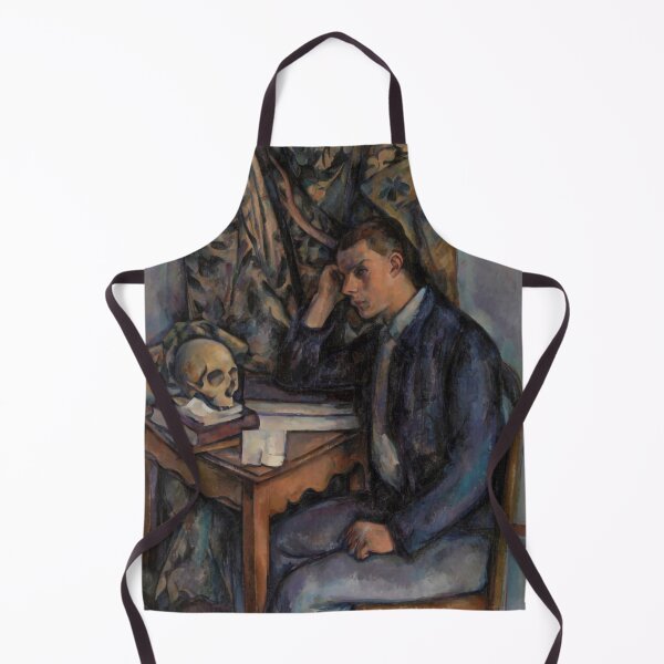 Item preview, Hombre joven y calavera de Paul Cézanne designed and sold by IndieArtDream.
