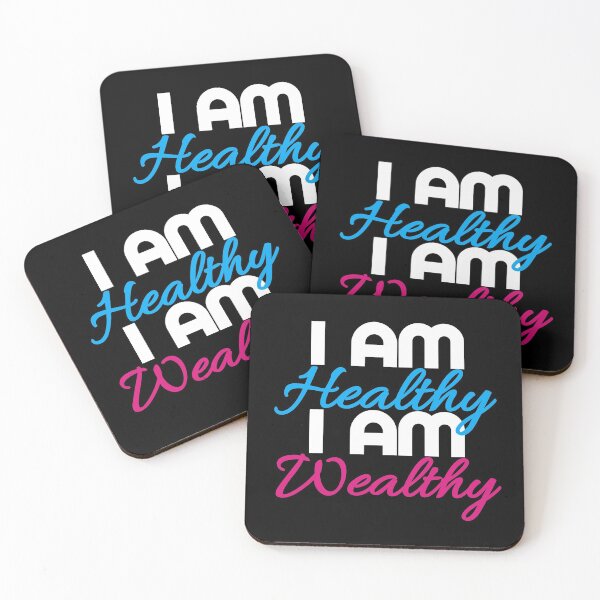 Item preview, I am Healthy I am Wealthy designed and sold by Coffisher.
