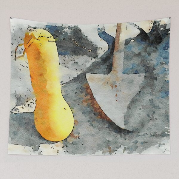 Item preview, Hortus Conclusus: pumpkin and shovel designed and sold by Giuseppe Cocco.
