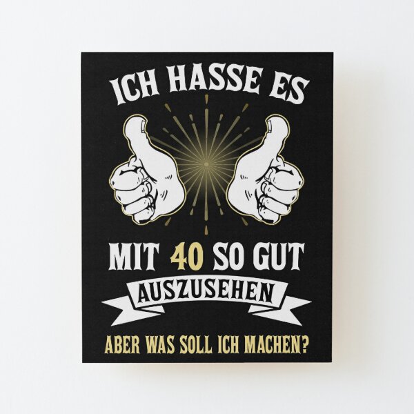 Geburtstagsspruch Wall Art Redbubble