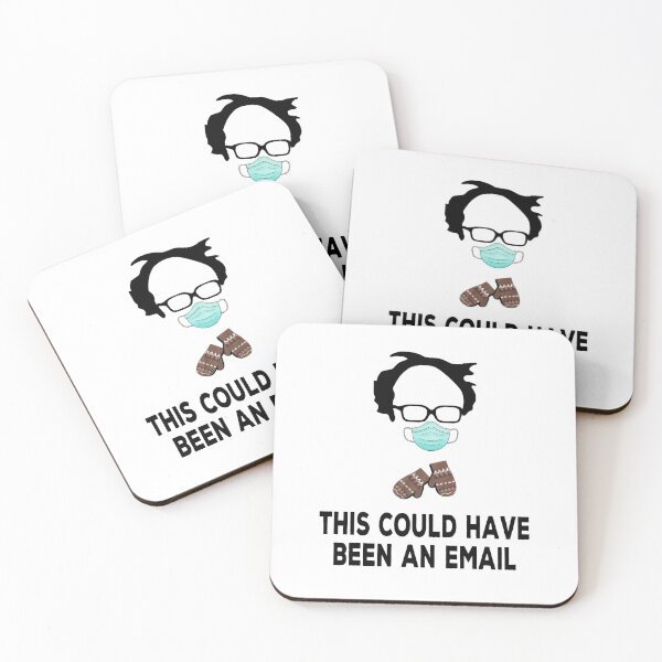 Aperçu de l'œuvre Bernie Sanders Mittens Cela aurait pu être un mème par e-mail 2021 créée et vendue par AnimaLovers.