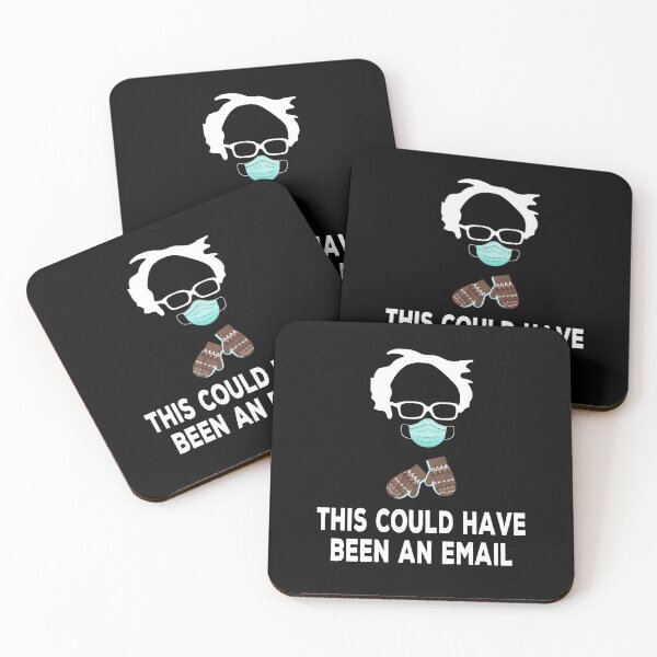 Aperçu de l'œuvre Bernie Sanders Mittens Cela aurait pu être un mème par e-mail 2021 créée et vendue par AnimaLovers.
