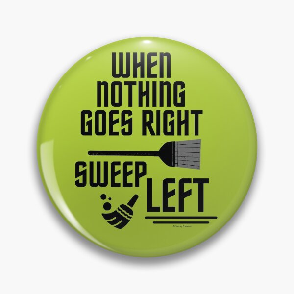 Item preview, Sweep Left Funny Broom Housekeeping Cleaning Lady Gifts designed and sold by SavvyCleaner.