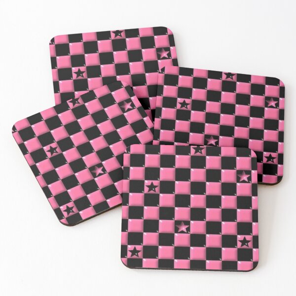 Item preview, Emo Black and Pink Stars designed and sold by sickmaid.