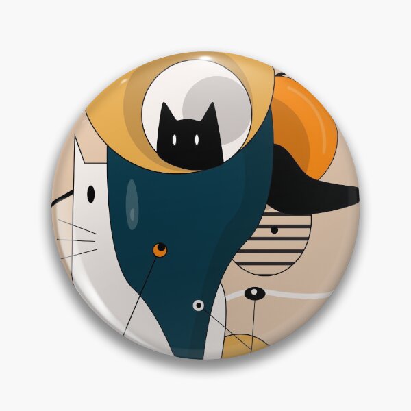 Item preview, Abstract Geometrical Cats and Shapes designed and sold by Poserbone.