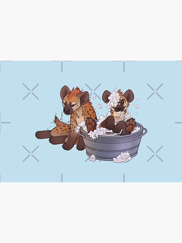 Thumbnail 6 of 6, Bath Mat, Wash your Yeens! designed and sold by Mr-Lemur.