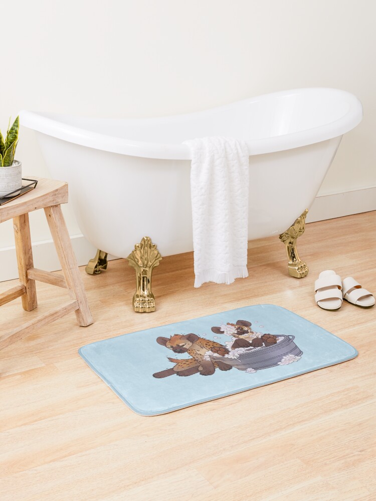 Thumbnail 1 of 6, Bath Mat, Wash your Yeens! designed and sold by Mr-Lemur.