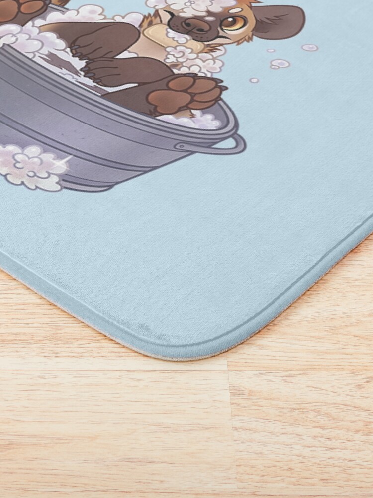 Thumbnail 3 of 6, Bath Mat, Wash your Yeens! designed and sold by Mr-Lemur.