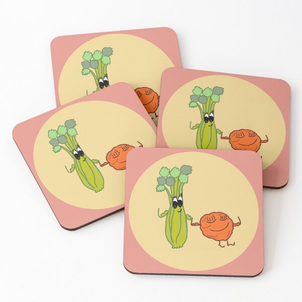 Item preview, Celery and Meatball Couple designed and sold by whitejuicebox.