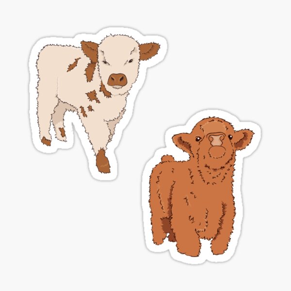 Fluffy Strawberry Cow! Sticker Decal Vinyl Bumper Sticker Decal Waterproof  5