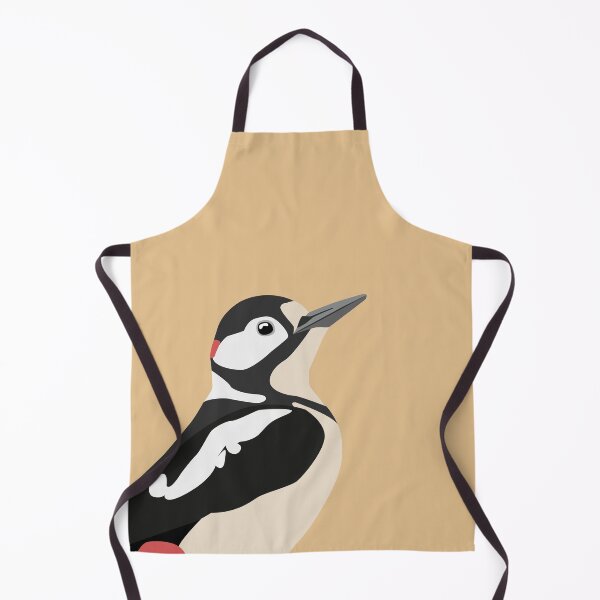 Item preview, Great Spotted Woodpecker close up designed and sold by Smile-Birds.