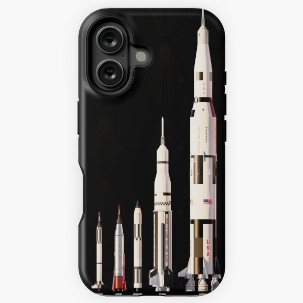 Item preview, NASA Rockets - Black Background designed and sold by Spacecoco.