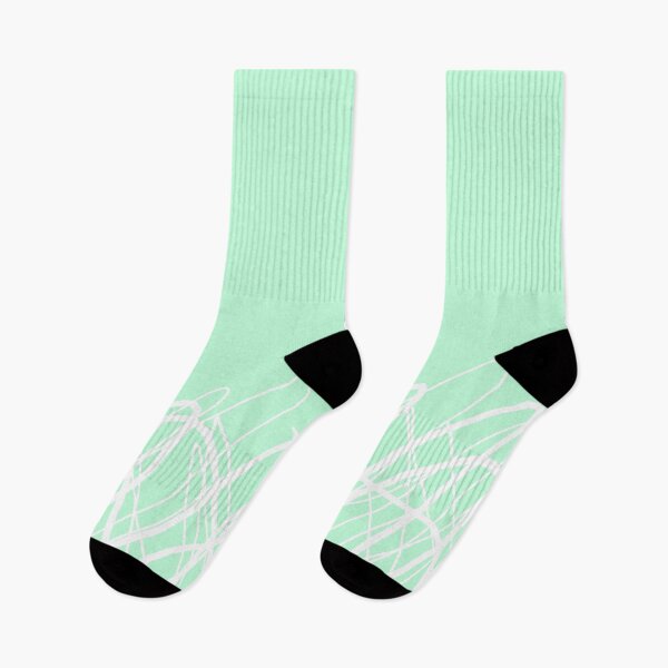 Item preview, Dancing Doodles in Fresh Pastel Mint Green designed and sold by OByD.