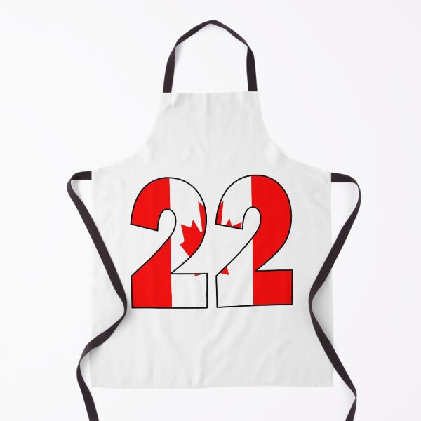 Item preview, Number 22 with Canadian flag on the background designed and sold by AllShirts21.
