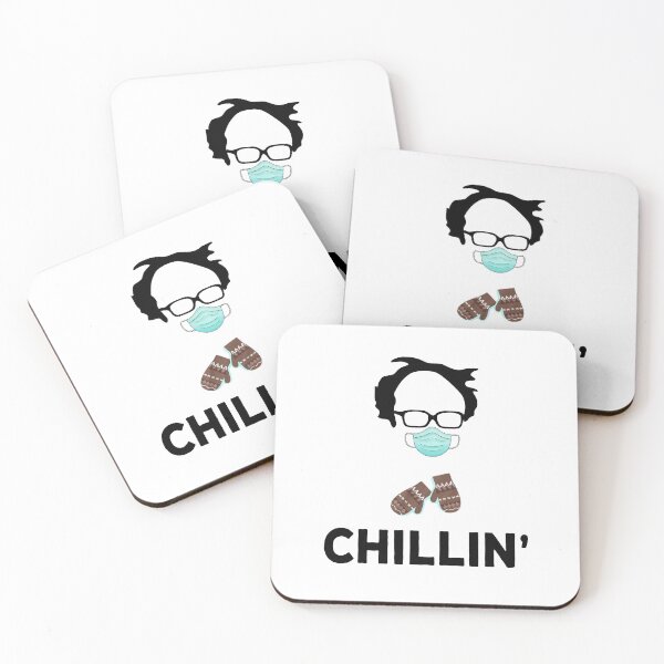 Aperçu de l'œuvre Bernie Sanders Mittens Chillin 'meme 2021 créée et vendue par AnimaLovers.