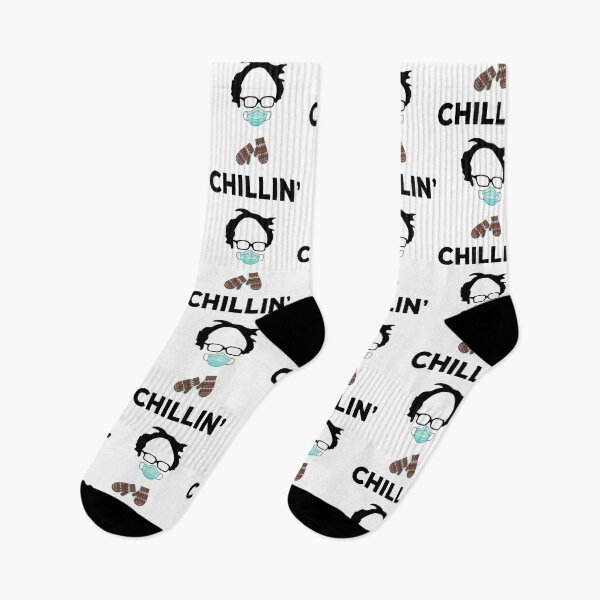 Aperçu de l'œuvre Bernie Sanders Mittens Chillin 'meme 2021 créée et vendue par AnimaLovers.